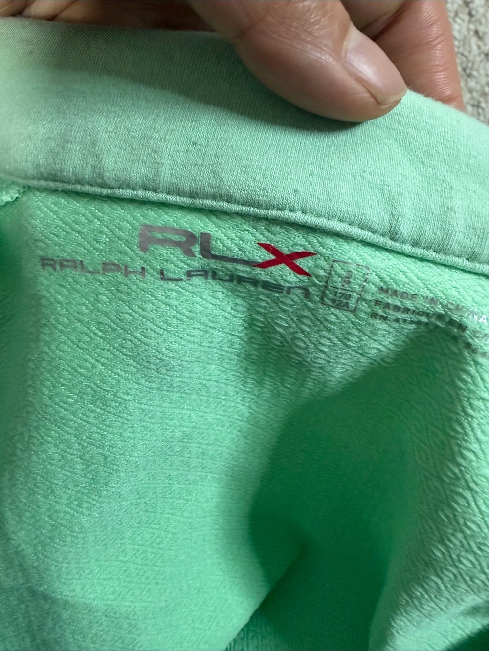 RLX Ralph Lauren Mint Green Performance Vest size SP - Picture 2 of 6